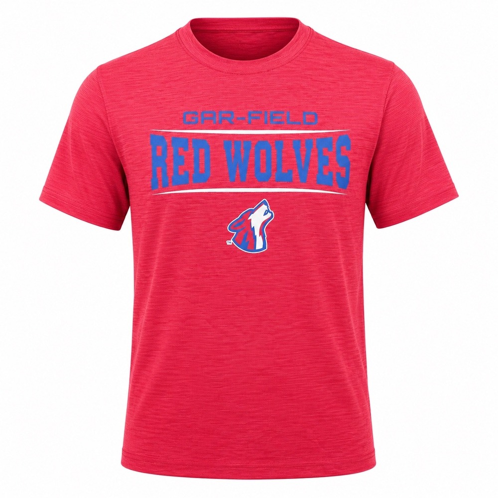 Red Wolves Boys Performance Tee Red Small NWT athletic school casual sporty